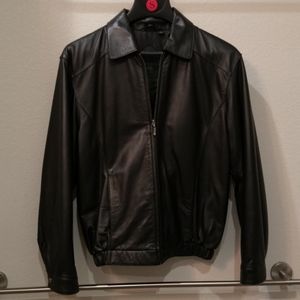 Roundtree & Yorke Black Bomber Jacket
